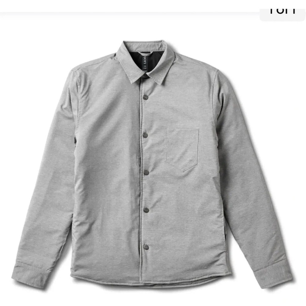 Vuori Atlas Light Gray Shirt Jacket XXL NWT